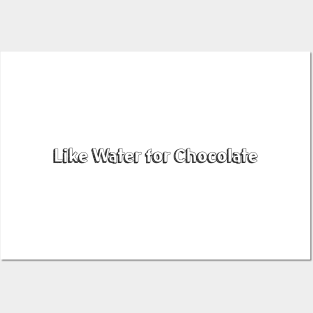 Like Water for Chocolate // Typography Design Posters and Art